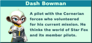 Dash's pilot biography.