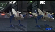 Walker in a earlier version of zero compared to the released version
