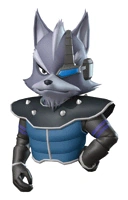 Brawl Sticker Wolf (Star Fox Command)