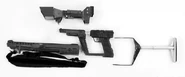 Sirian rifle breakdown.jpg (38 KB) Sirian laser pistol with carbine conversion parts