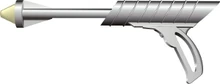 another archaic laser pistol