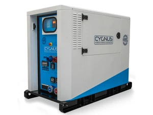 Hydrogen Cell / hydrocarbon fuel hybrid power generator by Cygnus (a division of PGC)