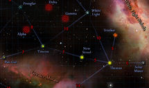 Frontier map showing trade routes to White Light