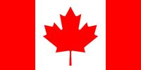 The Canadian flag.