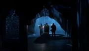 SG-1 investigate the outpost.