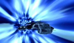 Le  voyagent en hyperespace.