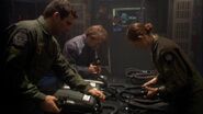 Several breathing units on board the Daedalus.