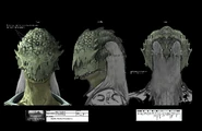 Wraith warrior headpiece concept art