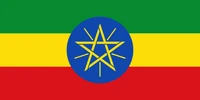 The flag of Ethiopia