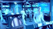 Captain pondering what to tell crew with Sheppard.