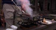 O'Neill barbequed steak (SG1: "Threads")