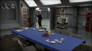 Carter in the Prometheus's mess hall.[5]