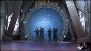 Reinforcements from Stargate Command and led by Colonel Dillon Everett arriving in Atlantis.