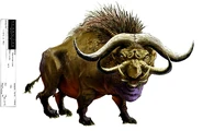 Trimodian Boar concept art