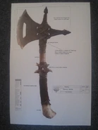 Bola Kai hatchet concept art