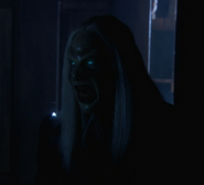 A Wraith's eyes glowing in the dark.[9]