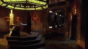 O'Neill trapped in Ba'al's gravity torture chamber.