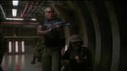 Teal'c preparing his USAS-12