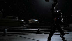 One of key-scenes of the episode - Rush saves Young