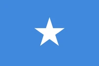 The flag of Somalia.