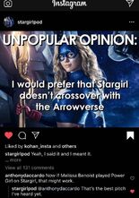 Stargirl Crew would prefer to not crossover with Arrowverse Confirmation