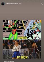 BTS of Cindy in the Comics v.s. show