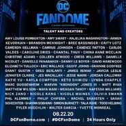 DC Fandome Announced Guest Initial One Day Event Poster