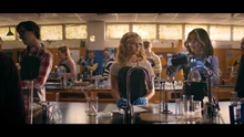 Cindy in chemistry class
