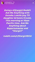 Neil Hopkins and Stella Smith AMA on StargirlDCU reddit forum