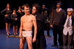 Remus Lupin and Sirius Black flying away together