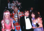 Andrew Lloyd Webber and Sarah Brightman, with Stephanie Lawrence and Jeffrey Daniel, Opening Night (?)