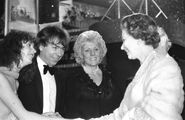 Andrew Lloyd Webber greets Queen Elizabeth