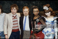 Andrew Lloyd Webber and Richard Stilgoe with PP Arnold as Belle and Frances Ruffelle as Dinah