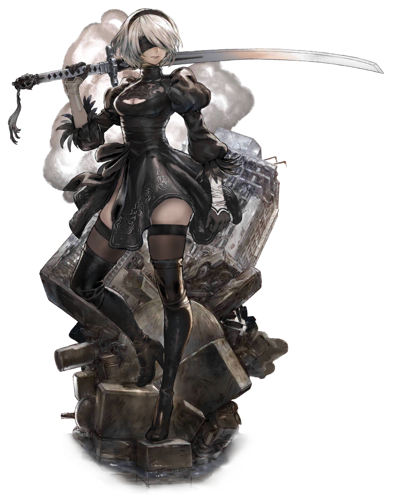 Ficheiro:Nier Automata personagens.png – Wikipédia, a enciclopédia livre