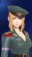 Milla model face view.