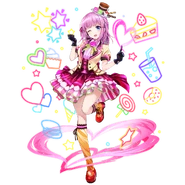 Idol Miki artwork by Taro Amagai.