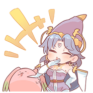 LINE sticker with Celine Jules.