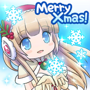 Stamp: "Merry Xmas!"
