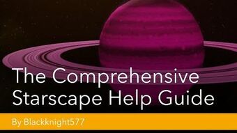 Video Roblox The Comprehensive Starscape Help Guide Starscape