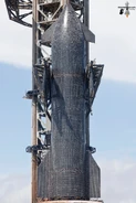 S38 on Pad A for static fire test