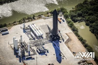 Static Fire Trench with Ship 33 on top in December 2024