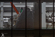 S36 Nosecone in Starfactory during TPS installation