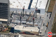Gigabay construction in Starbase in November 2025