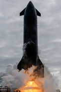 S33 during its 6 engine static fire