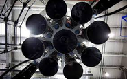Merlin engines on a Falcon 9
