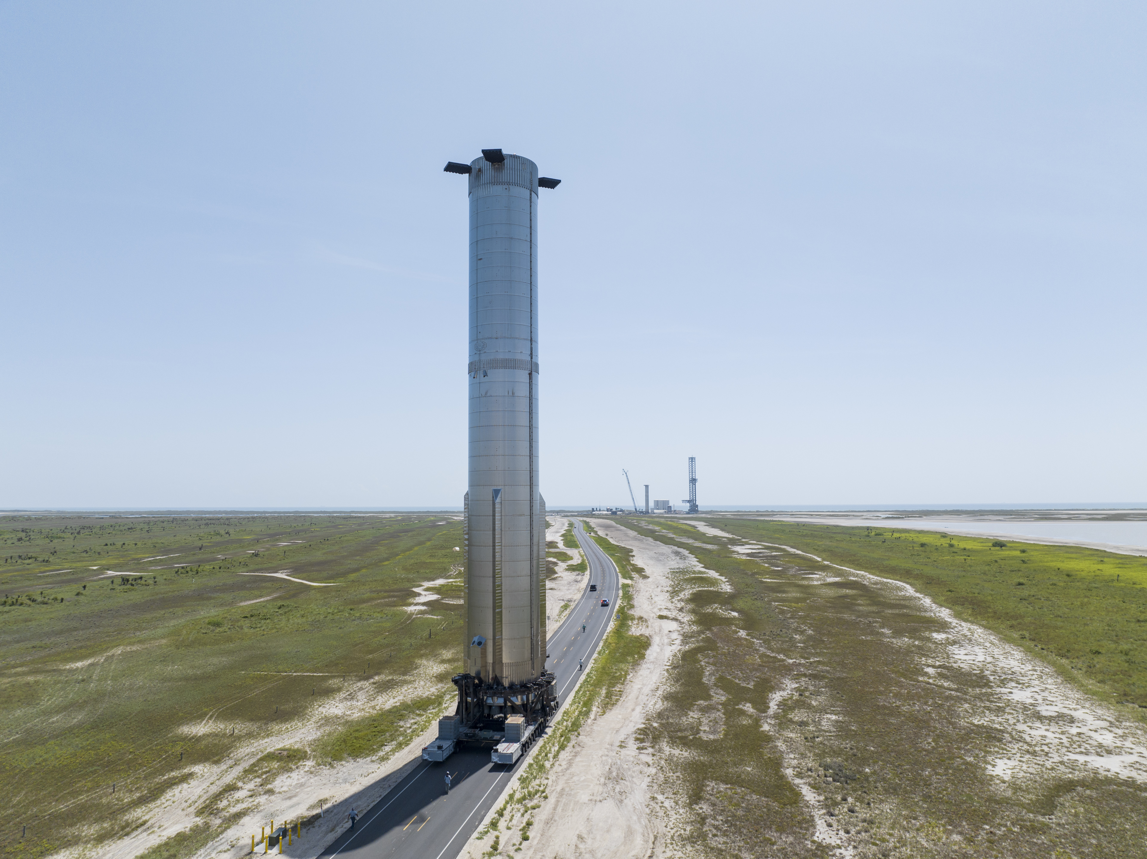 SpaceX conducted a pressure test on a Starship dome tank at Boca Chica