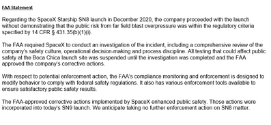 FAA statement Sheetz
