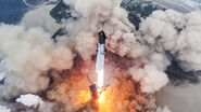 Starship 11/29 at liftoff (Flt. 4)