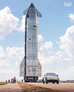 S38 rollout to Pad A for flight