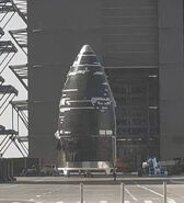 S37 nosecone rolling to Mega Bay 2